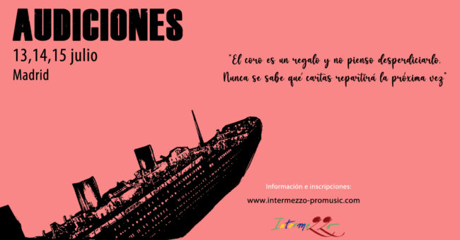 Audiciones Intermezzo Madrid 2022