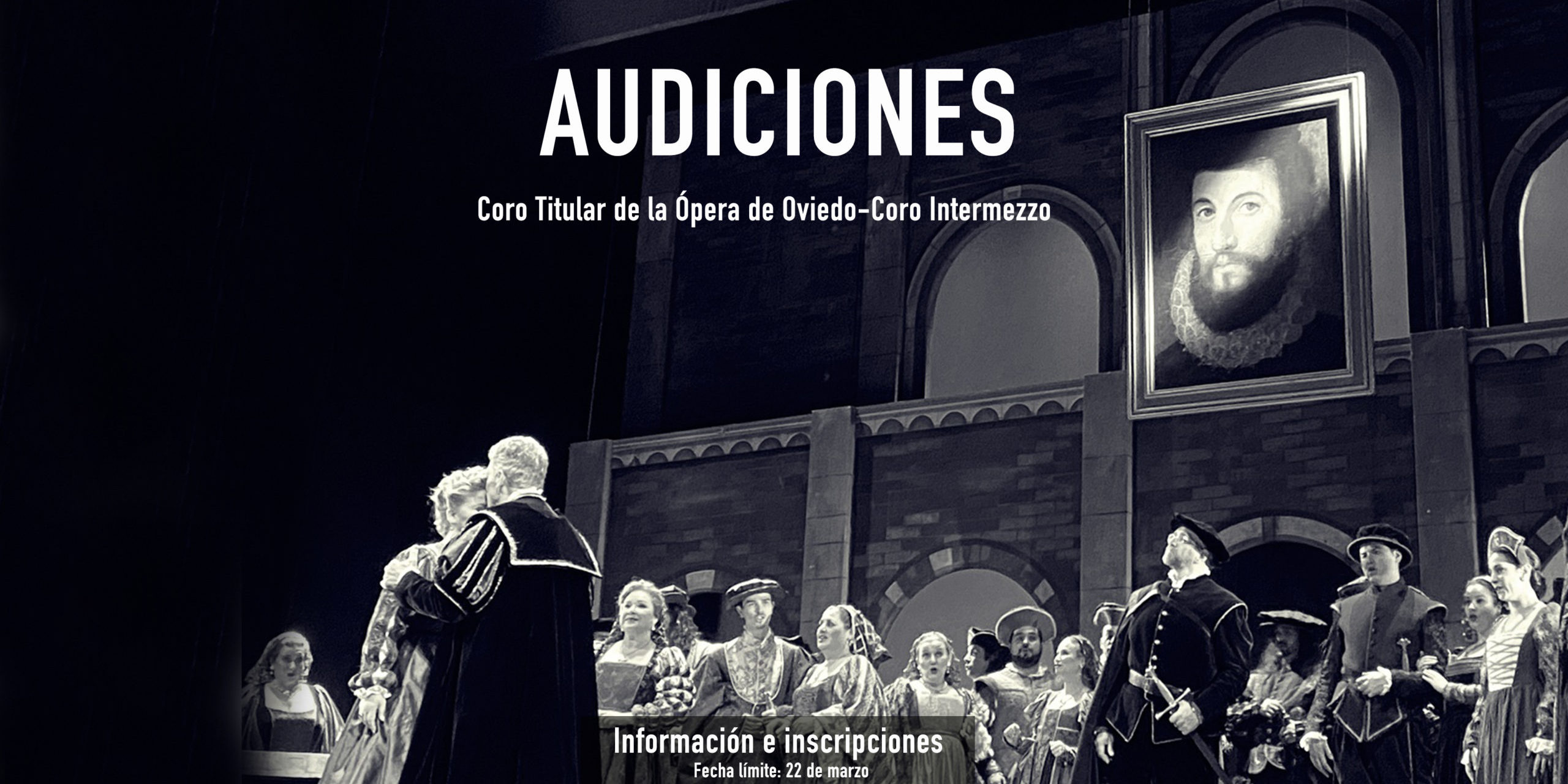 Cartel Audiciones Oviedo Coro Intermezzo